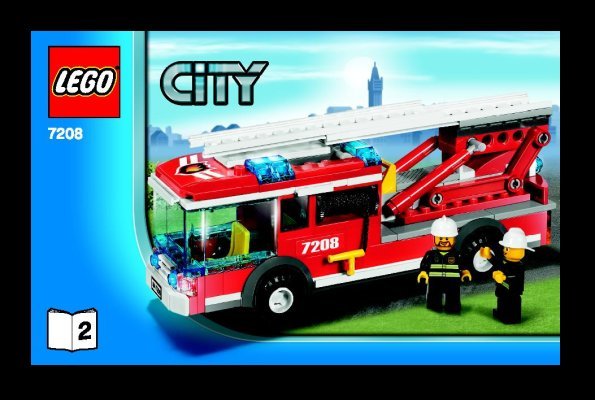 Bauanleitungen LEGO - 7208 - Fire Station: Page 1