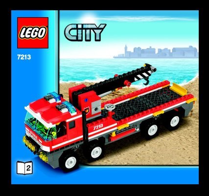 Bauanleitungen LEGO - 7213 - Off-road Fire Truck & Fireboat: Page 1