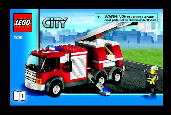 Bauanleitungen LEGO - 7239 - Fire Truck: Page 1