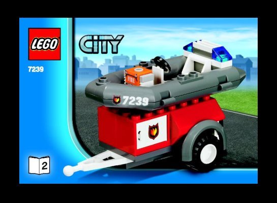 Bauanleitungen LEGO - 7239 - Fire Truck: Page 1