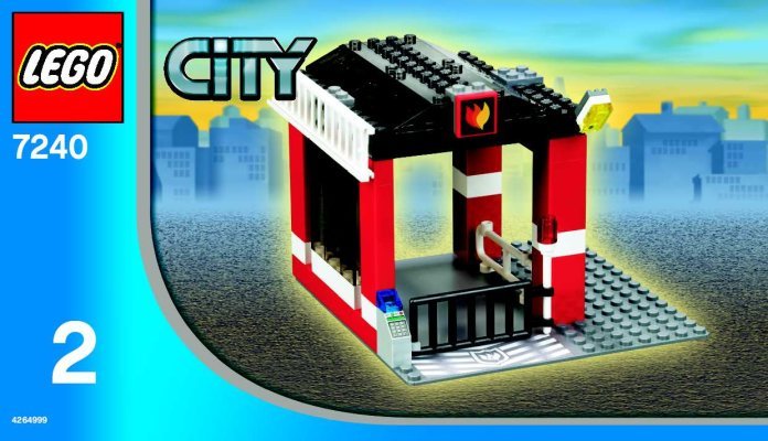 Bauanleitungen LEGO - 7240 - Fire Station: Page 1