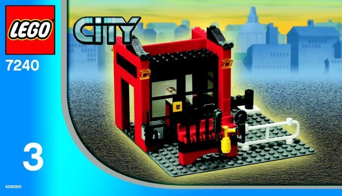 Bauanleitungen LEGO - 7240 - Fire Station: Page 1