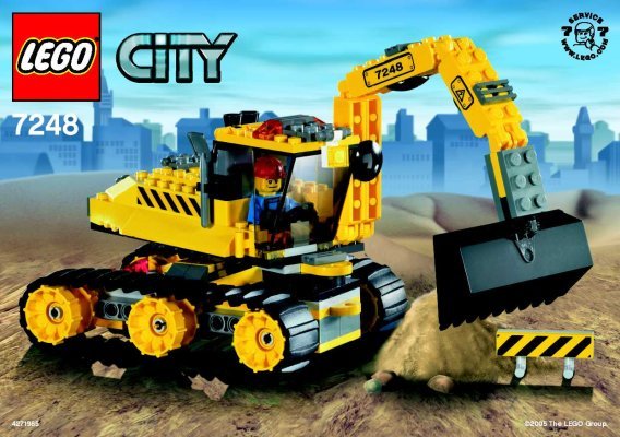 Bauanleitungen LEGO - 7248 - Digger: Page 1