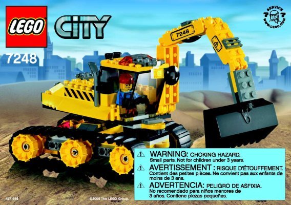 Bauanleitungen LEGO - 7248 - Digger: Page 1