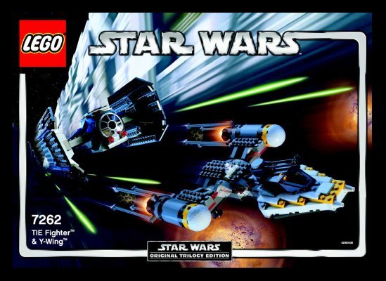 Bauanleitungen LEGO - 7262 - TIE TM Fighter and Y-Wing TM: Page 1