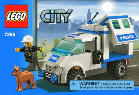 Bauanleitungen LEGO - 7285 - Police Dog Unit: Page 1