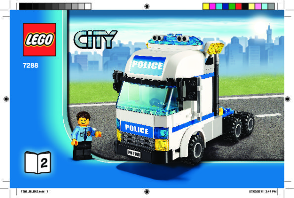 Bauanleitungen LEGO - 7288 - Mobile Police Unit: Page 1