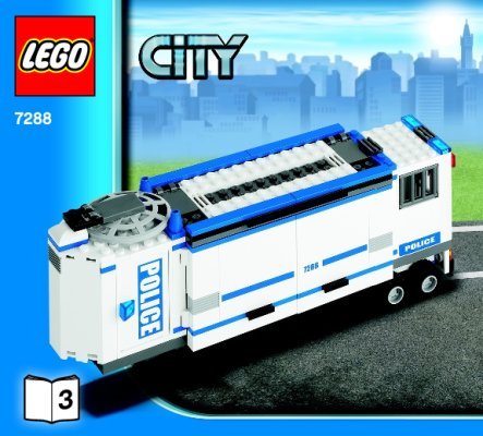 Bauanleitungen LEGO - 7288 - Mobile Police Unit: Page 1