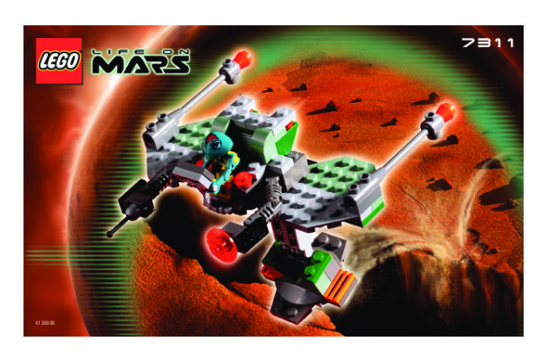 Bauanleitungen LEGO - 7311 - Red Planet Cruiser: Page 1