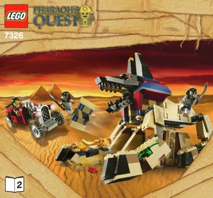 Bauanleitungen LEGO - 7326 - Rise of the Sphinx: Page 1