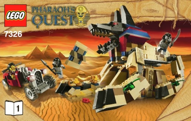 Bauanleitungen LEGO - 7326 - Rise of the Sphinx: Page 1