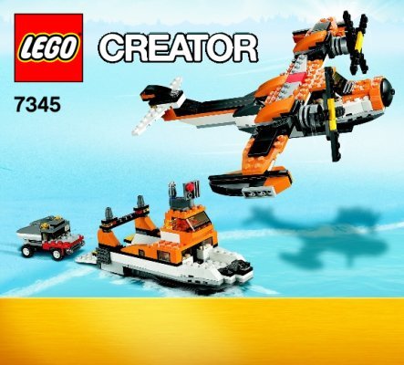 Bauanleitungen LEGO - 7345 - Transport Chopper: Page 1