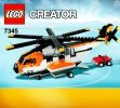 Bauanleitungen LEGO - 7345 - Transport Chopper: Page 1