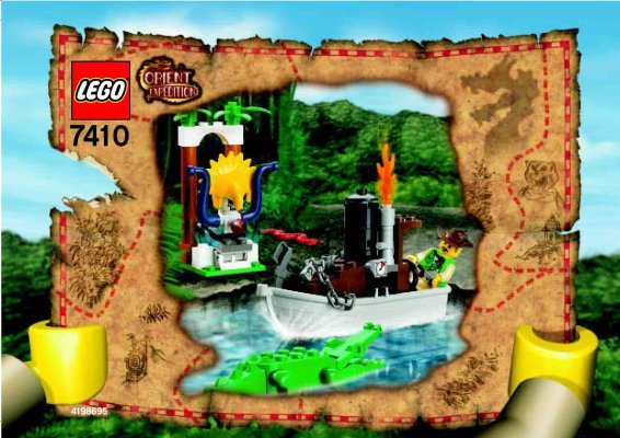 Bauanleitungen LEGO - 7410 - Jungle River: Page 1