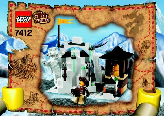 Bauanleitungen LEGO - 7412 - Yeti's Hideout: Page 1