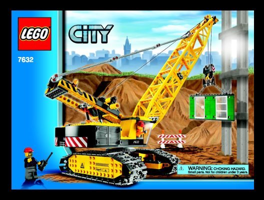 Bauanleitungen LEGO - 7632 - Crawler Crane: Page 1