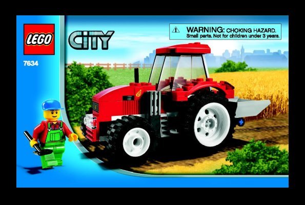 Bauanleitungen LEGO - 7634 - Tractor: Page 1