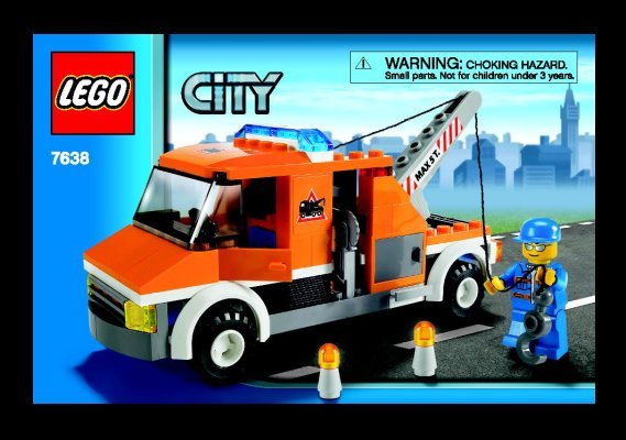 Bauanleitungen LEGO - 7638 - Tow Truck: Page 1