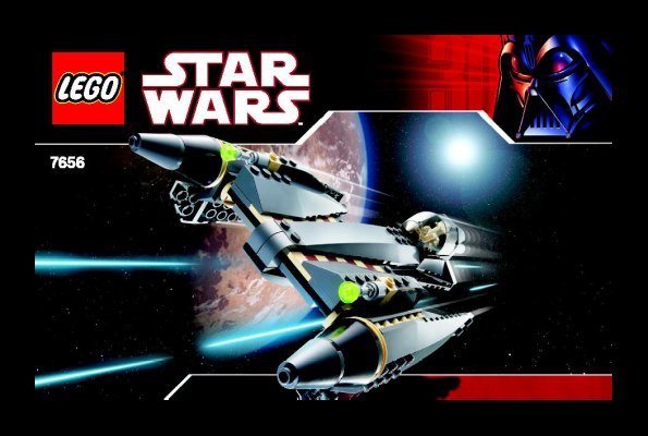 Bauanleitungen LEGO - 7656 - General Grievous Starfighter™: Page 1