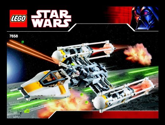 Bauanleitungen LEGO - 7658 - Y-wing Fighter™: Page 1