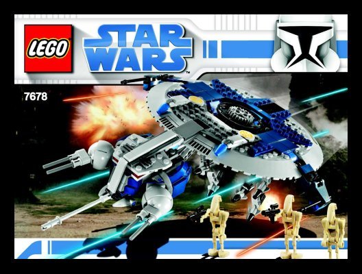 Bauanleitungen LEGO - 7678 - Droid Gunship™: Page 1