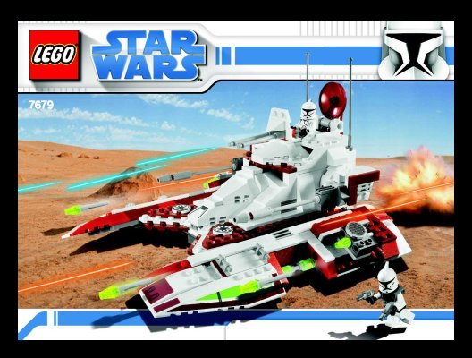 Bauanleitungen LEGO - 7679 - Republic Fighter Tank™: Page 1