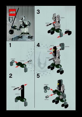 Bauanleitungen LEGO - 7717 - QUICK Bad Guy Green: Page 1