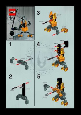 Bauanleitungen LEGO - 7718 - QUICK Bad Guy Yellow: Page 1