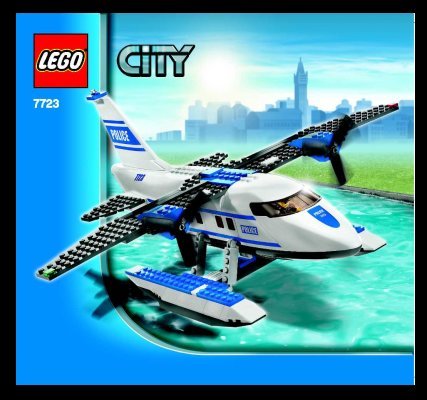 Bauanleitungen LEGO - 7723 - Police Pontoon Plane: Page 1