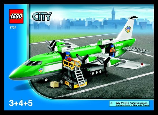 Bauanleitungen LEGO - 7734 - Cargo Plane: Page 1