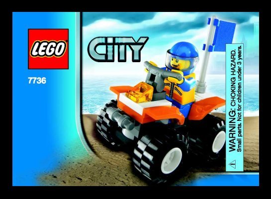 Bauanleitungen LEGO - 7736 - Coast Guard Quad Bike: Page 1