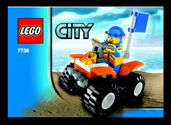 Bauanleitungen LEGO - 7736 - Coast Guard Quad Bike: Page 1