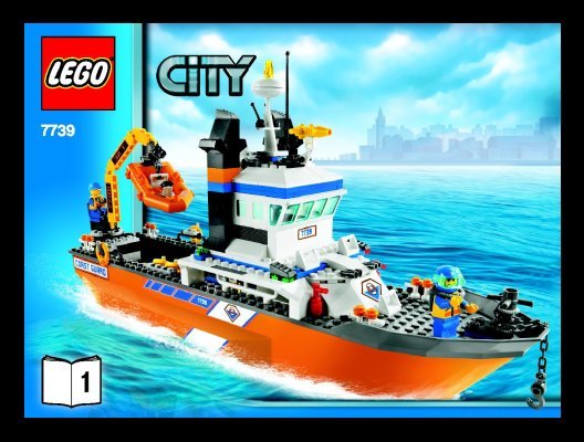 Bauanleitungen LEGO - 7739 - Coast Guard Patrol Boat & Tower: Page 1