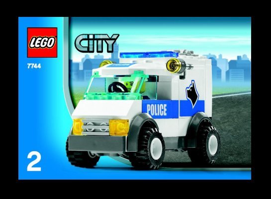 Bauanleitungen LEGO - 7744 - Police Headquarters: Page 1