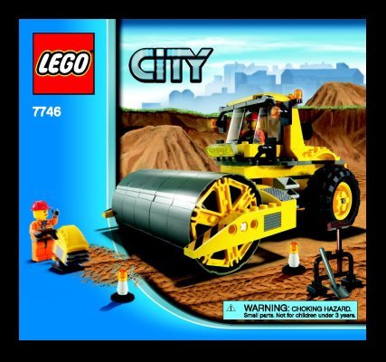 Bauanleitungen LEGO - 7746 - Single-Drum Roller: Page 1