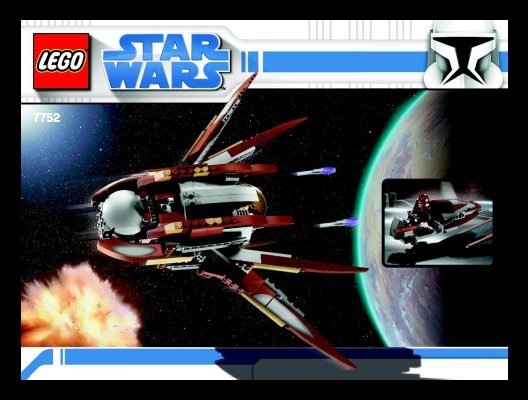 Bauanleitungen LEGO - 7752 - Count Dooku's Solar Sailer™: Page 1