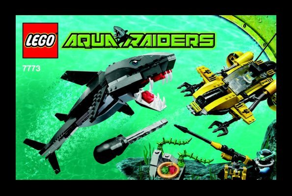 Bauanleitungen LEGO - 7773 - Tiger Shark Attack: Page 1