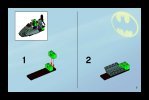 Bauanleitungen LEGO - 7780 - The Batboat™: Hunt for Killer Croc™: Page 3