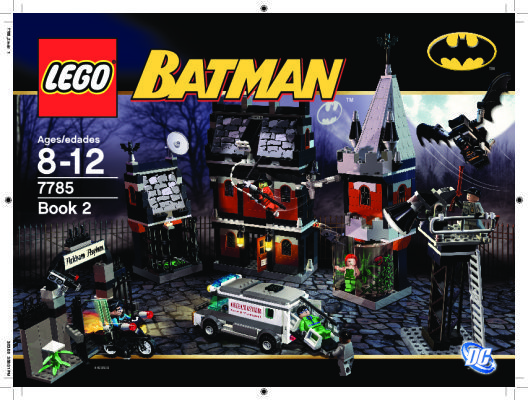 Bauanleitungen LEGO - 7785 - Arkham Asylum™: Page 1