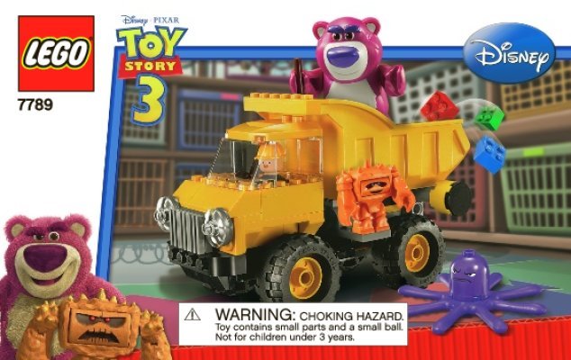 Bauanleitungen LEGO - 7789 - Lotso's Dump Truck: Page 1