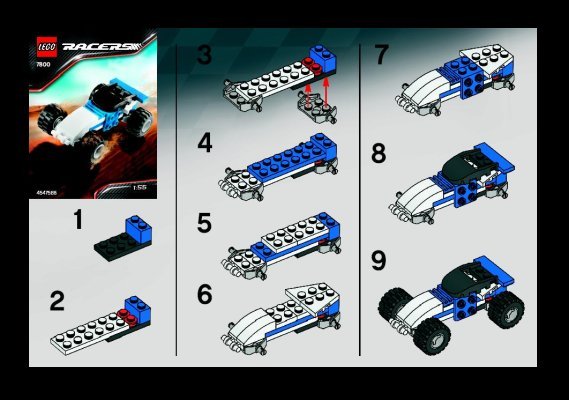 Bauanleitungen LEGO - 7800 - Off Road Racer: Page 1