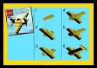 Bauanleitungen LEGO - 7808 - Yellow airplane: Page 1