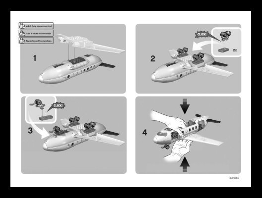 Bauanleitungen LEGO - 7840 - Airport Action Set: Page 1