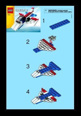 Bauanleitungen LEGO - 7873 - Jet Plane: Page 1