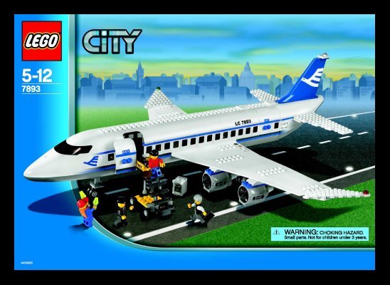 Bauanleitungen LEGO - 7893 - Passenger Plane: Page 1