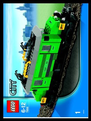 Bauanleitungen LEGO - 7898 - Cargo Train Deluxe: Page 1