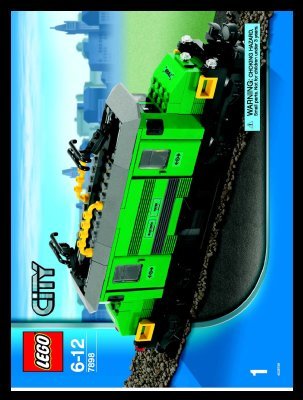 Bauanleitungen LEGO - 7898 - Cargo Train Deluxe: Page 1