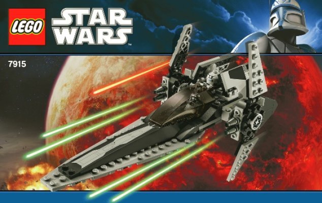 Bauanleitungen LEGO - 7915 - Imperial V-wing Starfighter™: Page 1