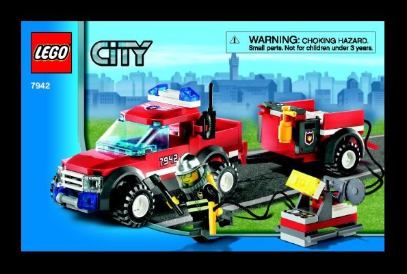 Bauanleitungen LEGO - 7942 - Off Road Fire Rescue: Page 1