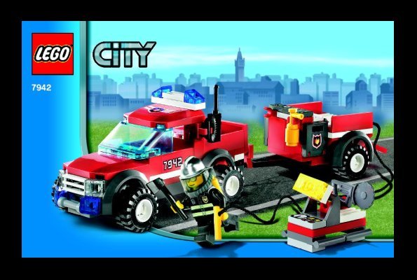 Bauanleitungen LEGO - 7942 - Off Road Fire Rescue: Page 1